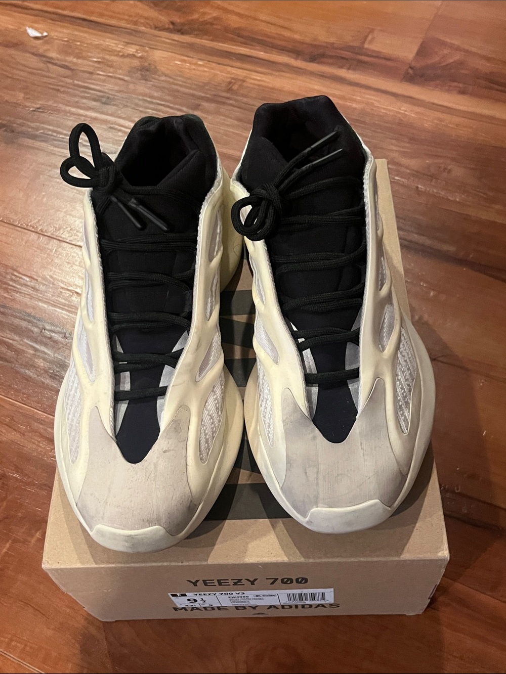 adidas Yeezy 700 V3 Men's Sneakers — Cream & Black